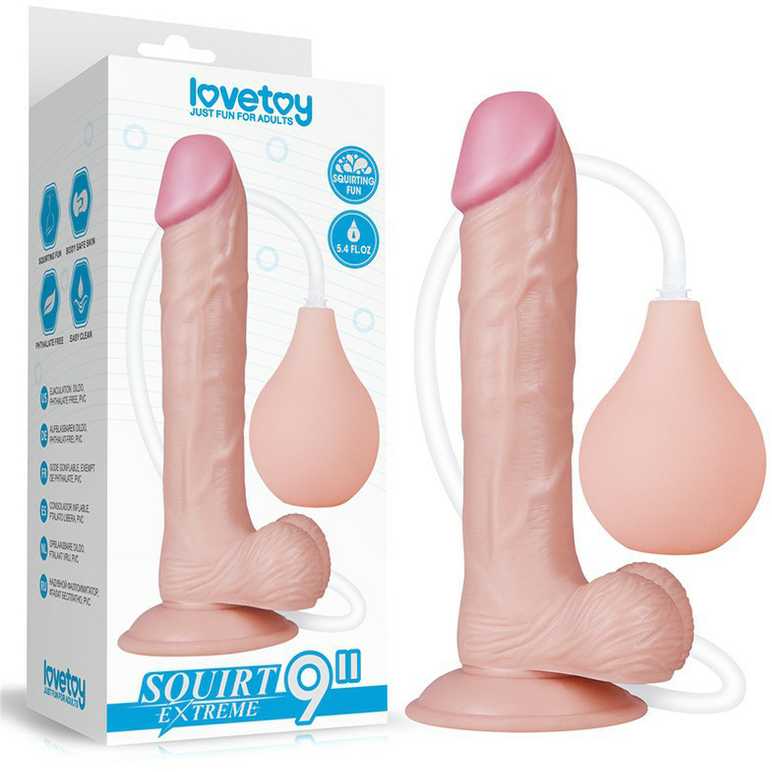 LoveToy 9'' Squirt Extreme Dildo