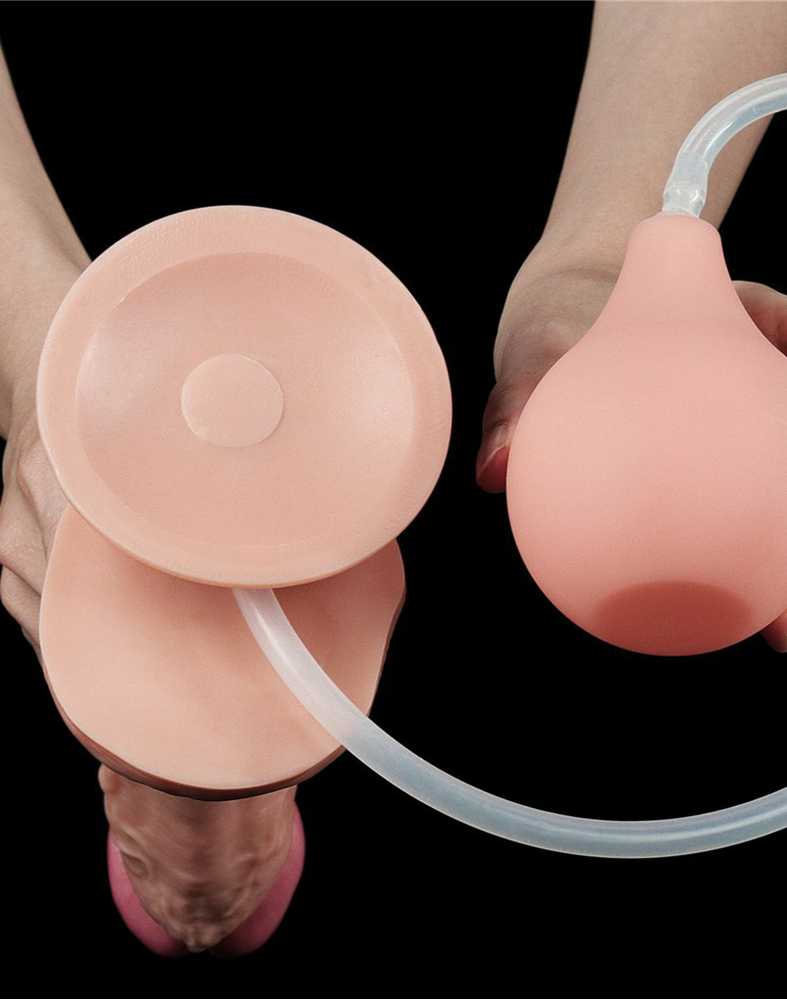 Lovetoy Dildo tikroviškas siurbtukas ir ejakuliacijos varpa