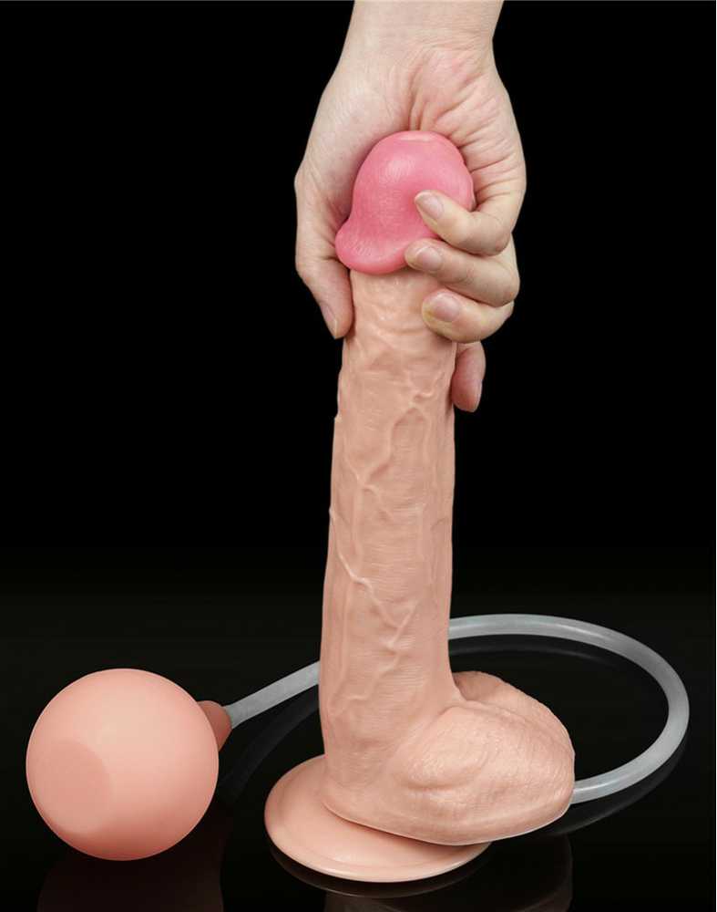 Lovetoy Dildo tikroviškas siurbtukas ir ejakuliacijos varpa