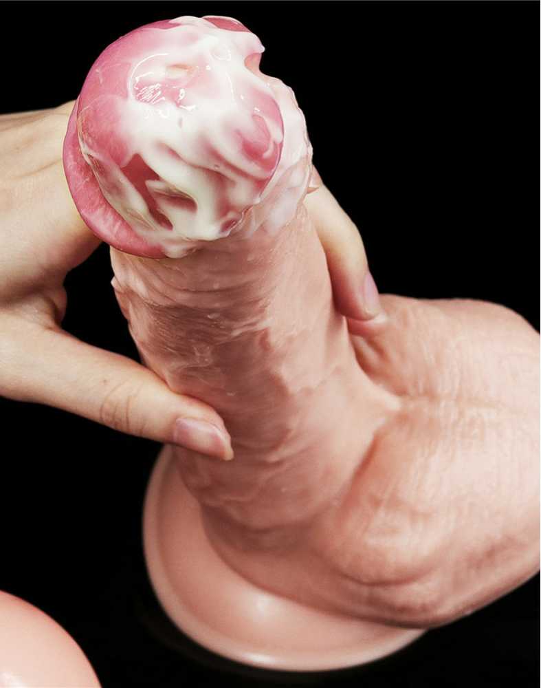 Lovetoy Dildo tikroviškas siurbtukas ir ejakuliacijos varpa