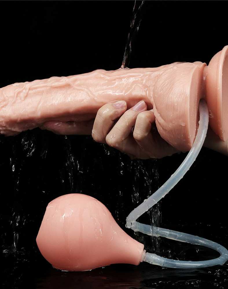 Lovetoy Dildo tikroviškas siurbtukas ir ejakuliacijos varpa