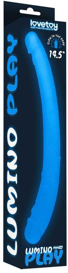 LOVETOY Lumino Play 14,5 colio dvigubas dildo