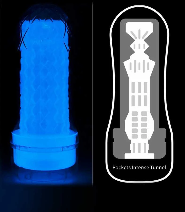 LOVETOY Lumino Play Masturbator Crystal Pocketed