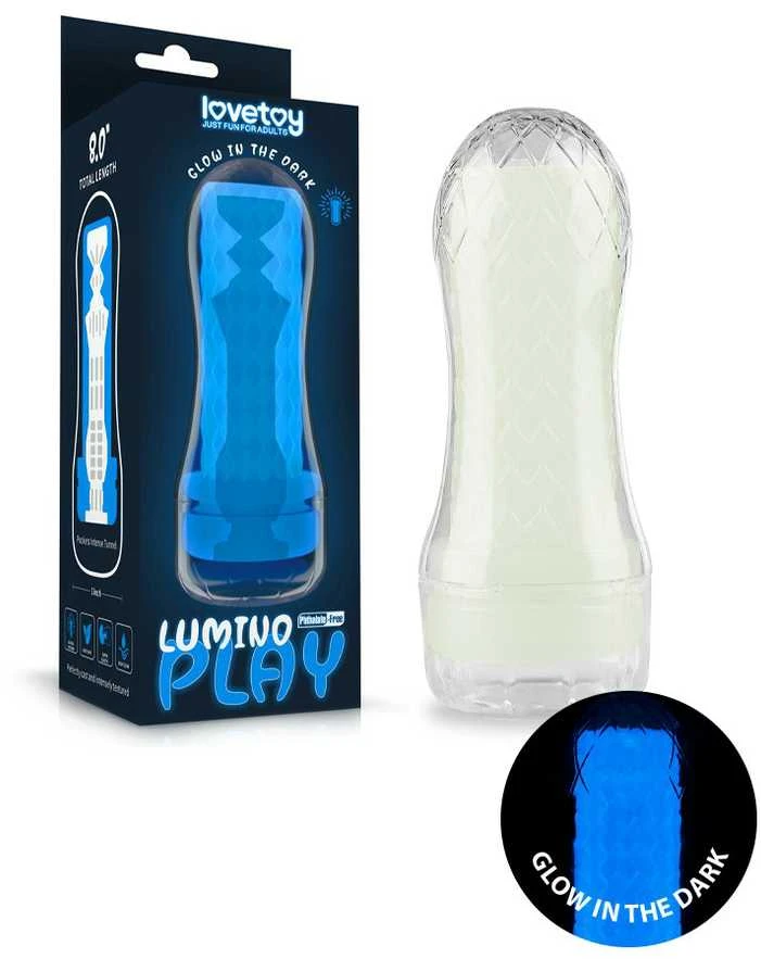 LOVETOY Lumino Play Masturbator Crystal Pocketed