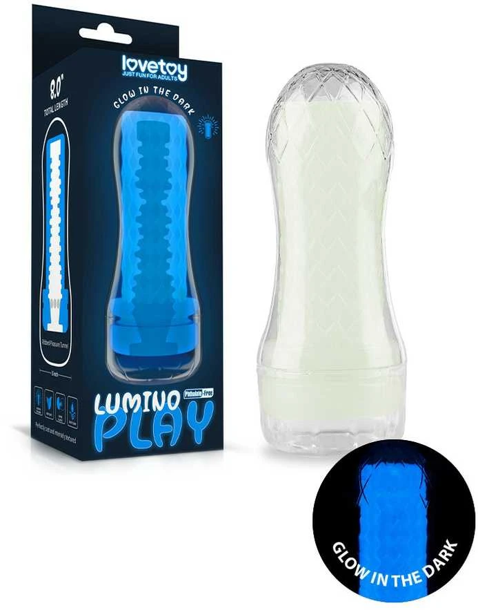 LOVETOY Lumino Play Masturbator Crystal Ribbed