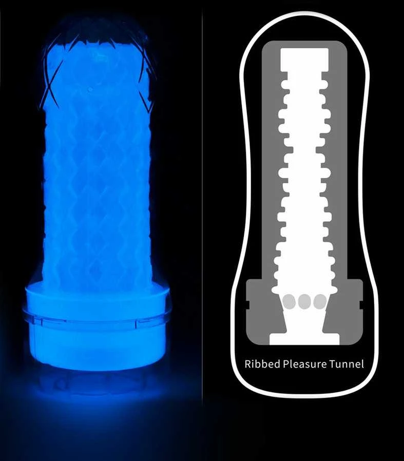 LOVETOY Lumino Play Masturbator Crystal Ribbed