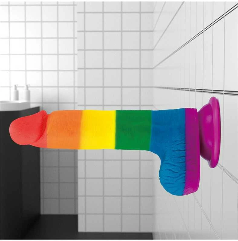 LOVETOY Prider Dildo 7.5' Colorful