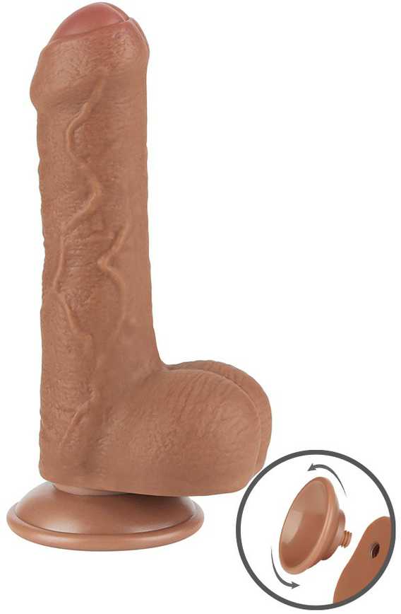 LOVETOY 7 colių slankioji oda, dviejų sluoksnių Dong Brown