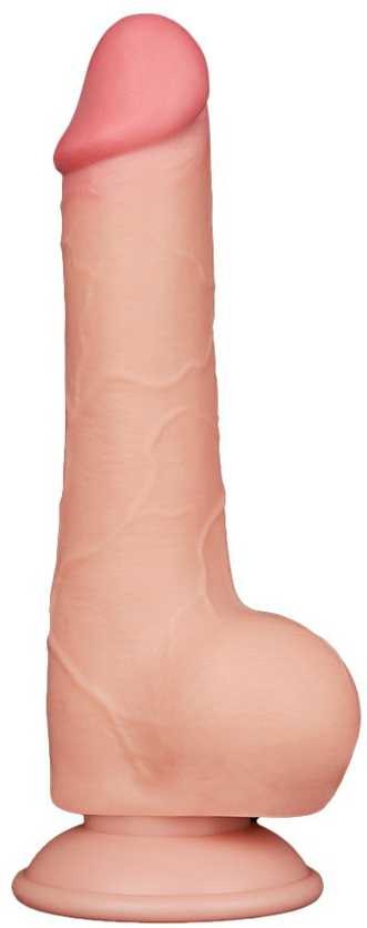 LoveToy 7,5 colio slankiojančios odos dvisluoksnis Dong minkštimas