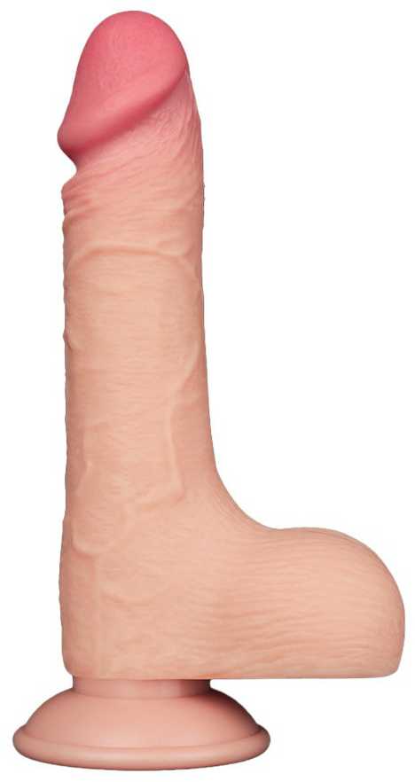LoveToy 7,5 colio slankiojančios odos dvisluoksnis Dong minkštimas