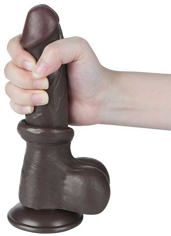 LOVETOY 8.0'' Sliding Skin Dual Layer Dong