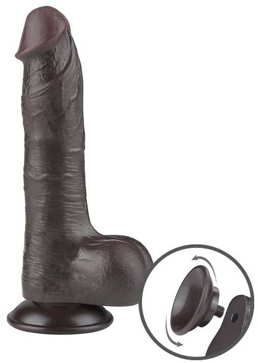LOVETOY 8.0'' Sliding Skin Dual Layer Dong
