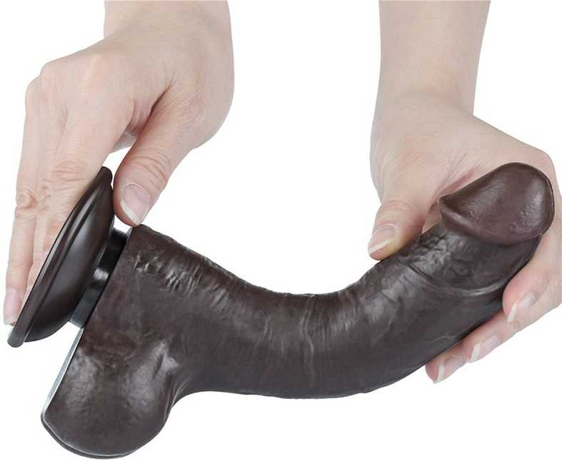LOVETOY 8.0'' Sliding Skin Dual Layer Dong