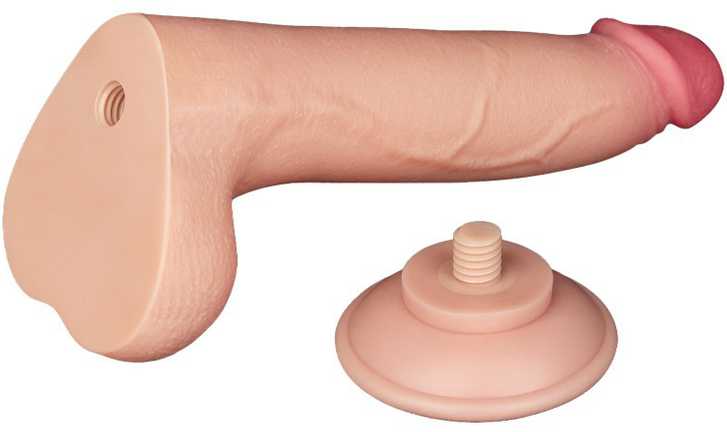 LoveToy 8,5 colio slankiojančios odos dvisluoksnis Dong minkštimas