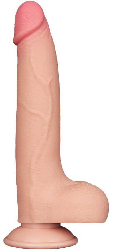 LoveToy 8,5 colio slankiojančios odos dvisluoksnis Dong minkštimas