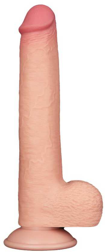LoveToy 9 colių slankiojančios odos dvisluoksnis Dong minkštimas