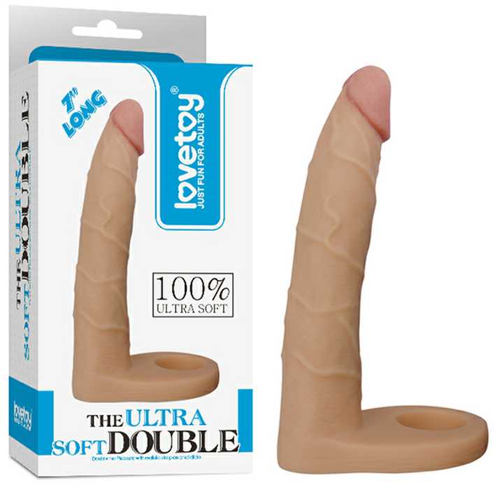 LoveToy 7 colių itin minkštas dvigubas