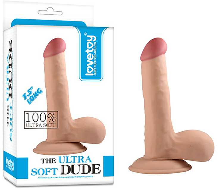 Lovetoy Dildo tikroviškas siurbtukas, gyslas 18 cm