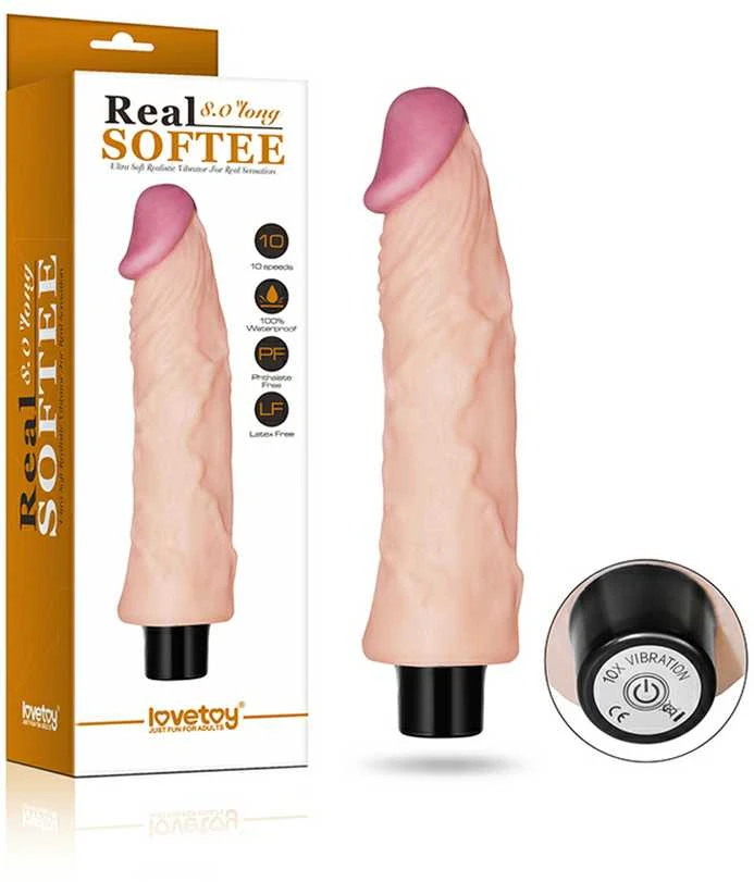 LOVETOY Reel Softee Vibrator Flesh 8,3"