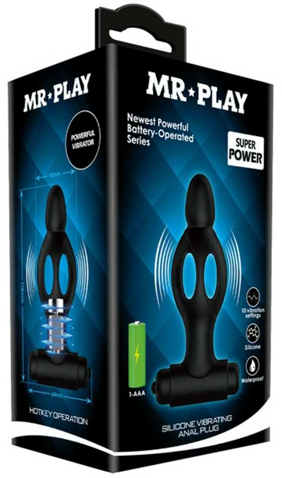 Mr Play LYBAILE Mr.Play Powerful Vibrator Juodas
