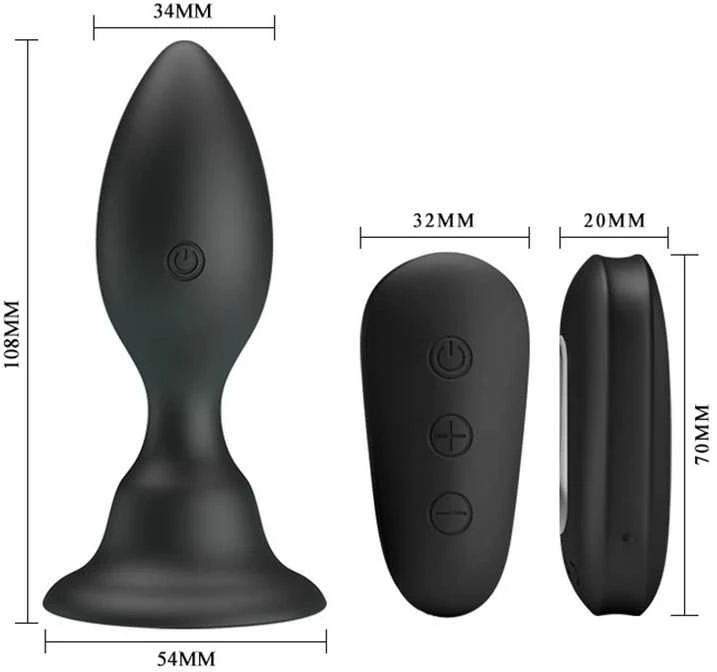 MR PLAY - VIBRATING ANAL PLUG