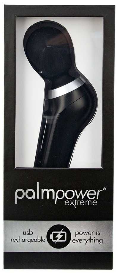 Palm Power PalmPower - Extreme Wand Massager Juodas