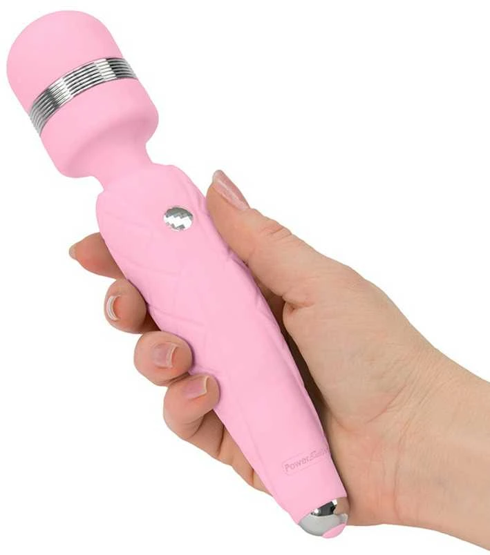 Rožinė Pillow Talk - Cheeky Wand Massager Rožinė