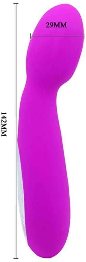 Pretty Love Strong, diskretiškas g taško vibratorius, 30 režimų, 14 cm, USB