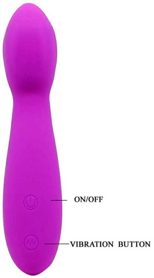 Pretty Love Strong, diskretiškas g taško vibratorius, 30 režimų, 14 cm, USB