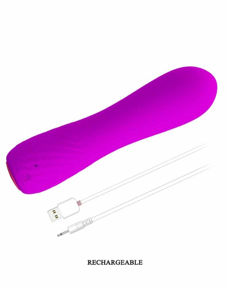 Pretty Love Vibrator mini klasikinis mažas masažuoklis 12 režimų 11cm