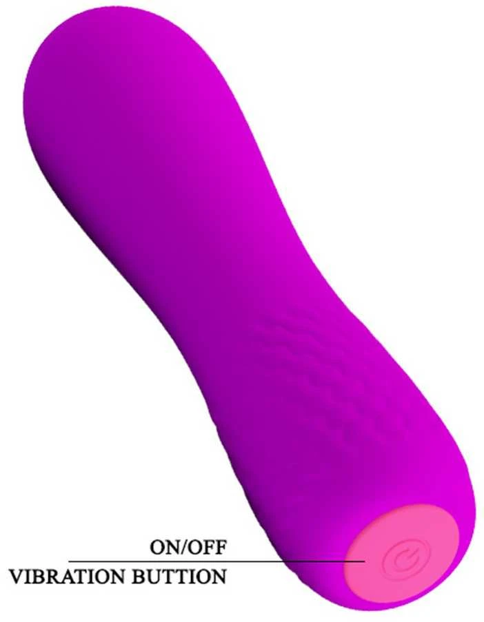 Pretty Love Vibrator mini klasikinis mažas masažuoklis 12 režimų 11cm
