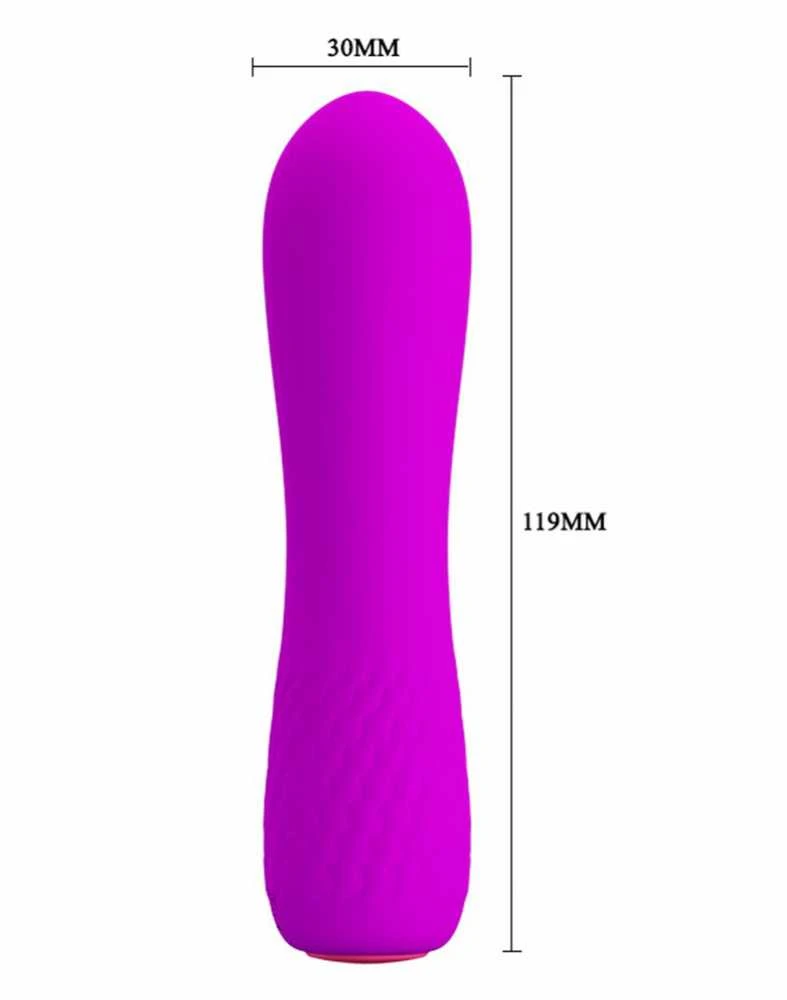 Pretty Love Vibrator mini klasikinis mažas masažuoklis 12 režimų 11cm