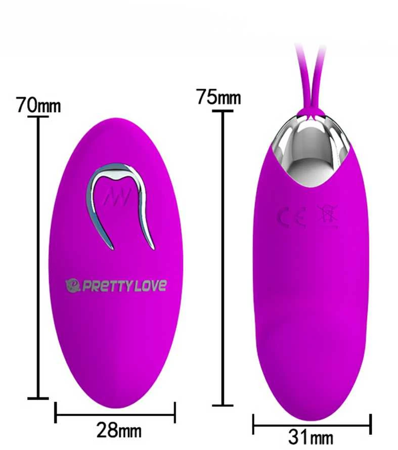 PRETTY LOVE -JULIA, 12 vibracijos funkcijų Belaidis nuotolinio valdymo pultas