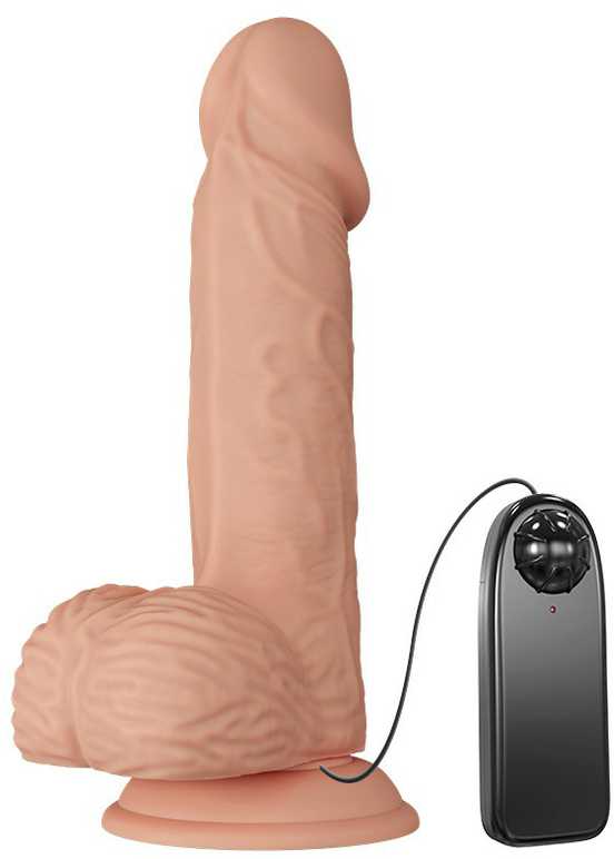 BAILE Dildo tikroviškas dirbtinis penis su vibracijomis