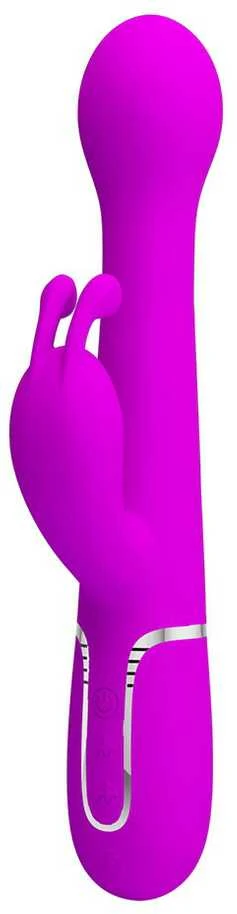 Pretty Love Flirtation PRETTY LOVE - DEJON TRIUŠIO VIBRUOTAS 3 IN 1 DAUGIAFUNKCIS VIOLETINIS
