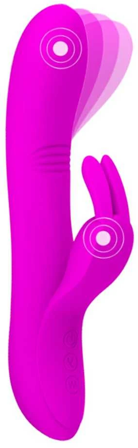 Pretty Love Sex triušio vibratorius, linktelis į g taško erotiškumą