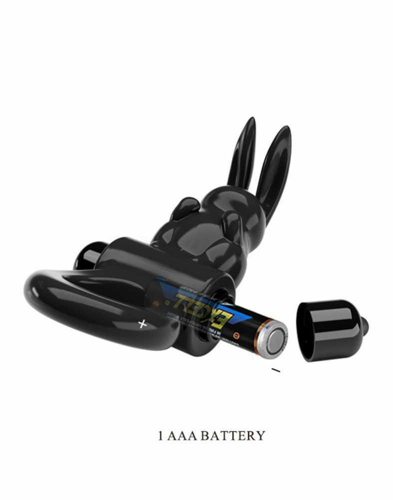 LYBAILE Pretty Love Exciting Vibrating Cock Ring Juodas