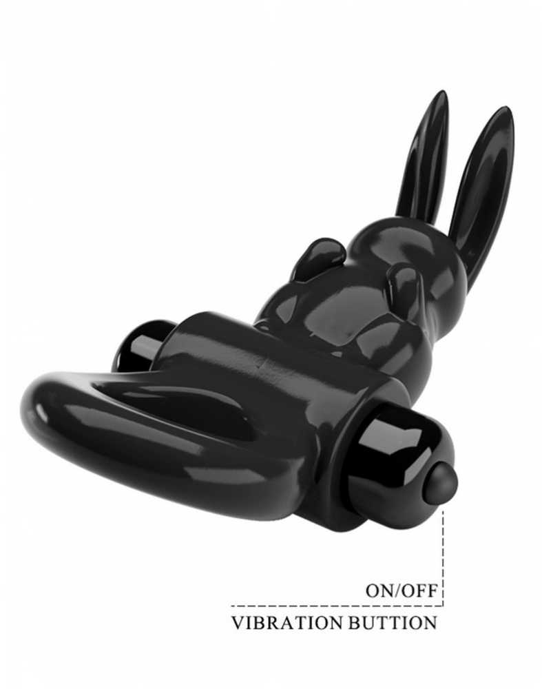 LYBAILE Pretty Love Exciting Vibrating Cock Ring Juodas