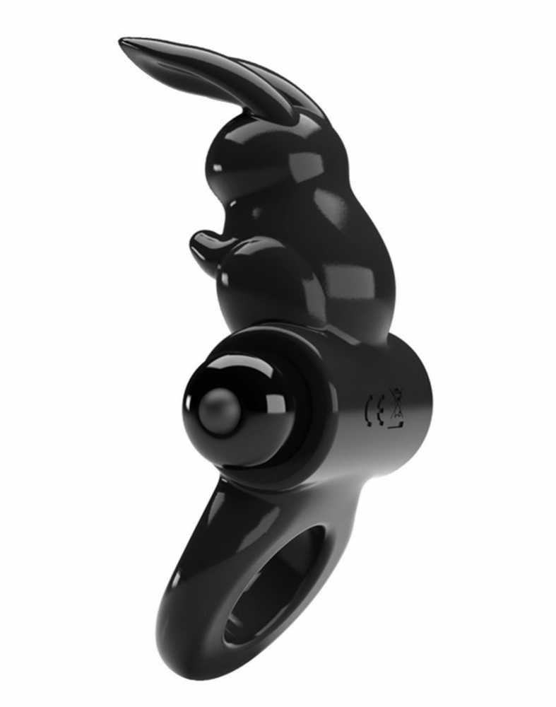 LYBAILE Pretty Love Exciting Vibrating Cock Ring Juodas
