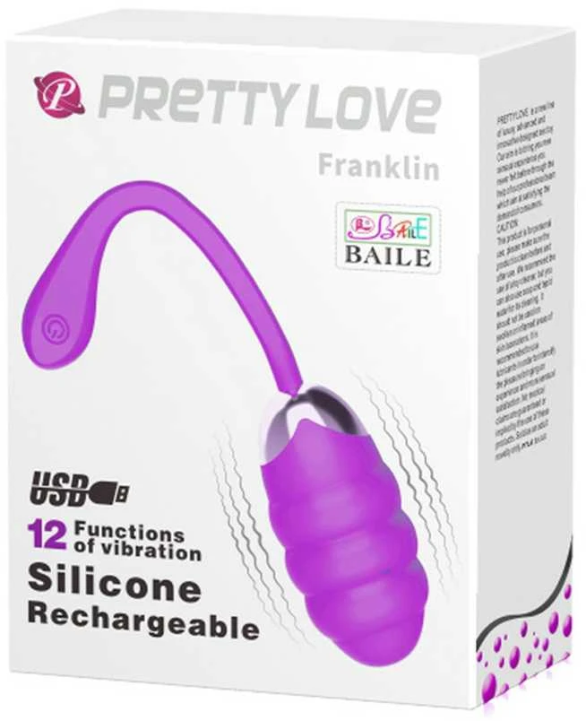 Pretty Love Loaded kiaušinis stimuliuojantis orgazmą Kegel USB