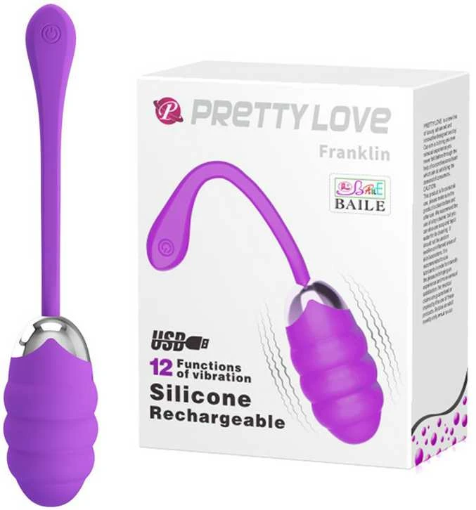 Pretty Love Loaded kiaušinis stimuliuojantis orgazmą Kegel USB