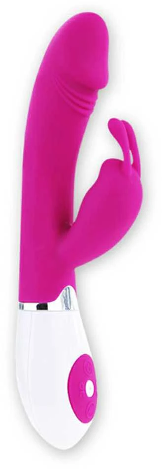 LYBAILE Pretty Love Gene-Silicone Vibrator, 30 fun. vibr. Rožinė