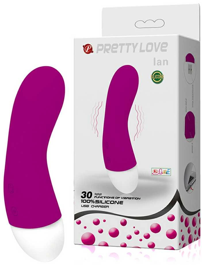 Pretty Love Silikoninis klitorio masažuoklis-mini vibratorius 12 cm