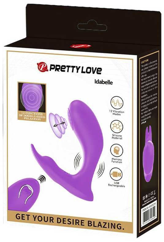 Pretty Love Bottom LYBAILE Pretty Love Idabelle Remote Stimulator Violetinė