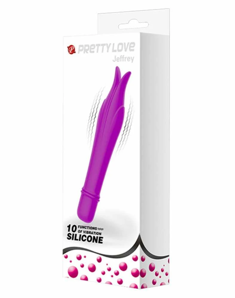 Pretty Love Vibratorius, klasikinis rankinis masažuoklis, 10 režimų, 14 cm