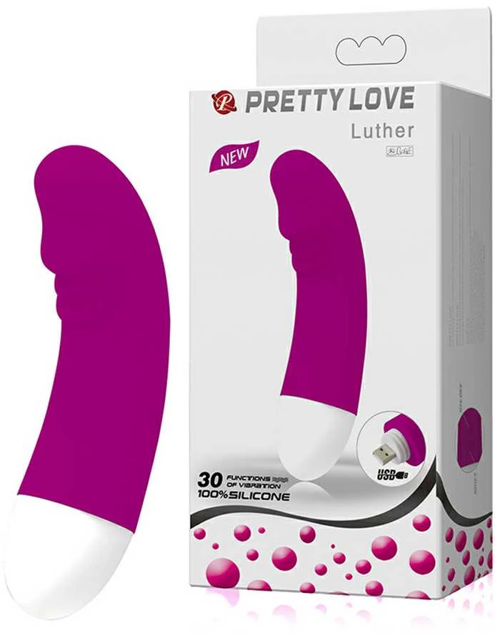 PRETTY LOVE LUTHER MINI VIBRATOR 30 VIBRAVIMO FUNKCIJŲ