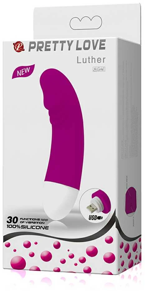 PRETTY LOVE LUTHER MINI VIBRATOR 30 VIBRAVIMO FUNKCIJŲ
