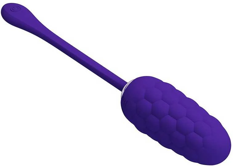 Pretty Love Smart „PRETTY LOVE“ – VIBRUOJAMAS KIAUŠINIS SU VIOLETINE ĮKRAUNAMA JŪRINĖS TEKSTŪRA