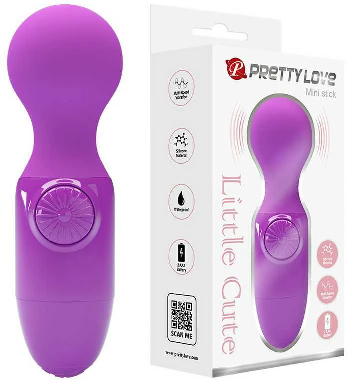 „Pretty Love“ mini masažuoklis moterims su lazdelės formos vibratoriumi Neperšlampamas