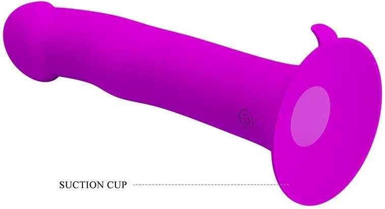 LYBAILE Pretty Love Murray dildo su vibracija Rožinė